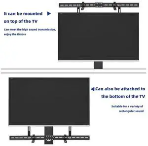 Soundbar Brackets Easy To Install Stable Reliable For LCD TV TV Stand Accessories Soundbar Brackets Easy To Install Stable Reliable For LCD TV TV Stand Accessories