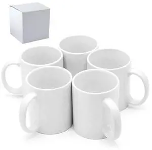 Sublimation Mugs, Cups 11oz Sublimation Ceramic Blank Coffee Mugs,White Cups, Sulimation Blanks, Blank White Mugs-36 pack bulk bundle (36pc white mug single box) Sublimation Mugs, Cups 11oz Sublimation Ceramic Blank Coffee Mugs,White Cups, Sulimation Blanks, Blank White Mugs-36 pack bulk bundle (36pc white mug single box)