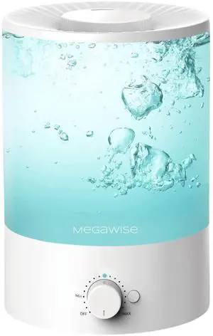 MegaWise Topfill 7-colour Night light humidifier for Kid bedroom with 3.5L Large Capacity, No leakage Design Fine Mist Output Auto Shutoff, Essential Oil Safe Tank MegaWise Topfill 7-colour Night light humidifier for Kid bedroom with 3.5L Large Capacity, No leakage Design Fine Mist Output Auto Shutoff, Essential Oil Safe Tank