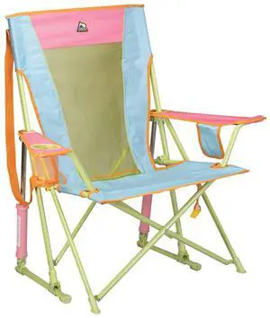 GCI Outdoor Comfort Pro Rocker Camping Chair | Portable Folding Rocking Chair with Durable Armrests & Drink Holder Sweet Tea GCI Outdoor Comfort Pro Rocker Camping Chair | Portable Folding Rocking Chair with Durable Armrests & Drink Holder Sweet Tea