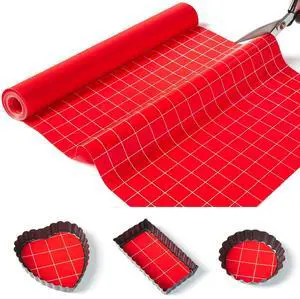 EuChoiz Silicone Baking Mat Roll 16IN*5FT Free Cutting, Non-Slip Pastry Mat, Non-Stick Reusable Air Fryer Liner, Oven Liners, Freeze Dryer Mat, Easily Cut to Size Fit All Ovens Pans Tins Dishes EuChoiz Silicone Baking Mat Roll 16IN*5FT Free Cutting, Non-Slip Pastry Mat, Non-Stick Reusable Air Fryer Liner, Oven Liners, Freeze Dryer Mat, Easily Cut to Size Fit All Ovens Pans Tins Dishes