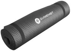 GYMENIST Thick Exercise Yoga Floor Mat Nbr 24 X 71 Inches Great for Camping Cardio Workouts Pilates Gymnastics (Black) GYMENIST Thick Exercise Yoga Floor Mat Nbr 24 X 71 Inches Great for Camping Cardio Workouts Pilates Gymnastics (Black)