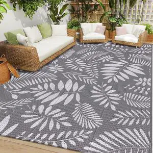 StepRite Outdoor Rug, Patio Rug, Plastic Straw Camping Rugs, Large Waterproof Area Rug and Mat for Outdoors, RV, Patio, Backyard, Deck, Porch, Beach, Balcony, (8'x 10', White&Gray) StepRite Outdoor Rug, Patio Rug, Plastic Straw Camping Rugs, Large Waterproof Area Rug and Mat for Outdoors, RV, Patio, Backyard, Deck, Porch, Beach, Balcony, (8'x 10', White&Gray)