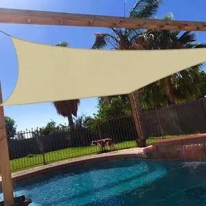 Windscreen4less 16' x 20' Sun Shade Sail Rectangle Outdoor Canopy Cover UV Block for Backyard Porch Pergola Deck Garden Patio (Beige) Windscreen4less 16' x 20' Sun Shade Sail Rectangle Outdoor Canopy Cover UV Block for Backyard Porch Pergola Deck Garden Patio (Beige)