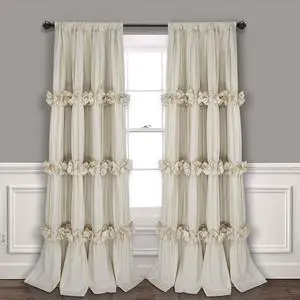 Homechoice Decor Thermal Insulated Blackout Window Curtains, 54" W x 84" L (Pair), Boho Ruched Window Treatments with 3 Rows of Butterfly Flowers, Rustic Rod Pocket Drapes for Room, Camel (LQ-30) Homechoice Decor Thermal Insulated Blackout Window Curtains, 54" W x 84" L (Pair), Boho Ruched Window Treatments with 3 Rows of Butterfly Flowers, Rustic Rod Pocket Drapes for Room, Camel (LQ-30)