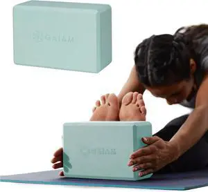 Gaiam Yoga Block - Supportive Latex-Free Eva Foam - Soft Non-Slip Surface with Beveled Edges for Yoga, Pilates, Meditation - Yoga Accessories for Stability, Balance, Deepen Stretches Gaiam Yoga Block - Supportive Latex-Free Eva Foam - Soft Non-Slip Surface with Beveled Edges for Yoga, Pilates, Meditation - Yoga Accessories for Stability, Balance, Deepen Stretches