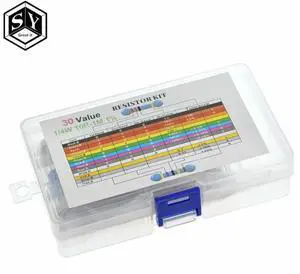 600pcs1/4W 1% Tolerance l Film Resistor Assortment Kit - 10-1M Precision Resistor Pack (30 Values x 20pcs) 600pcs1/4W 1% Tolerance l Film Resistor Assortment Kit - 10-1M Precision Resistor Pack (30 Values x 20pcs)