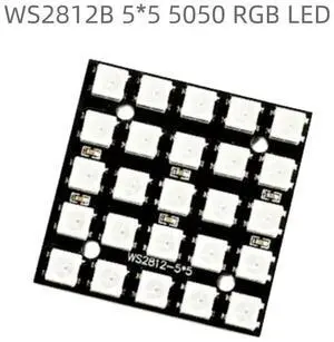 1Pcs WS2812B 5* 5-bit 5050 RGB LED Full-color driver 25-bit color Light Development board 1Pcs WS2812B 5* 5-bit 5050 RGB LED Full-color driver 25-bit color Light Development board