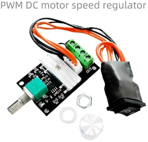 PWM DC motor speed regulator 6V, 12V, 24V 3A speed control switch with forward and reverse rotation function PWM DC motor speed regulator 6V, 12V, 24V 3A speed control switch with forward and reverse rotation function