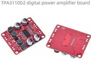 DC12V/2A TPA3110D2 digital power amplifier board, dual-channel 2*15W stereo 3110 audio amplification module DC12V/2A TPA3110D2 digital power amplifier board, dual-channel 2*15W stereo 3110 audio amplification module