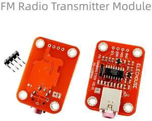 FM Radio Transmitter Module V2.0 Digital Radio Transmitter Board I2C Interface TTL MIC VCC SDA SCL 3V 5V for FM Radio Transmitter Module V2.0 Digital Radio Transmitter Board I2C Interface TTL MIC VCC SDA SCL 3V 5V for