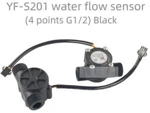 YF-S201 water flow sensor DC 5-18V flowmeter Hall Flow sensor Water Control Flow sensor switch 1-30L/min 2.0MPa (small volume) YF-S201 water flow sensor DC 5-18V flowmeter Hall Flow sensor Water Control Flow sensor switch 1-30L/min 2.0MPa (small volume)