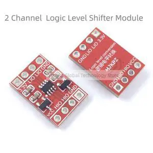 1Pcs Bi-Directional Logic Level Shifter Module 5V 3.3V 2 Channel, for I2C UART TTL Serial, Reverse Polarity Protection 1Pcs Bi-Directional Logic Level Shifter Module 5V 3.3V 2 Channel, for I2C UART TTL Serial, Reverse Polarity Protection