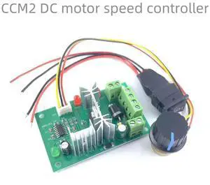 CCM2 micro DC gear motor small motor speed regulation PWM controller 12V24V forward and reverse switch accessories CCM2 micro DC gear motor small motor speed regulation PWM controller 12V24V forward and reverse switch accessories