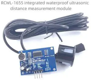 RCWL-1655 integrated waterproof ultrasonic ranging module GPIO serial port IIC single bus ranging sensor 2.8-5.5V RCWL-1655 integrated waterproof ultrasonic ranging module GPIO serial port IIC single bus ranging sensor 2.8-5.5V
