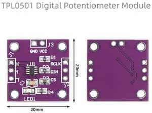 TPL0501 Digital Potentiometer Module - 100K Adjustable SPI Port for Adjusting Bridge Balance Sensor - Single Channel TPL0501 Digital Potentiometer Module - 100K Adjustable SPI Port for Adjusting Bridge Balance Sensor - Single Channel
