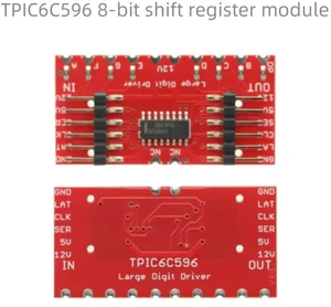 DC5V TPIC6C596 8-bit shift register 7-segment digital tube driver register module DC5V TPIC6C596 8-bit shift register 7-segment digital tube driver register module