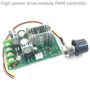 DC10-60V DC motor governor 12V 24V 36V 48V High power drive module PWM motor governor 20A current regulator in stock DC10-60V DC motor governor 12V 24V 36V 48V High power drive module PWM motor governor 20A current regulator in stock