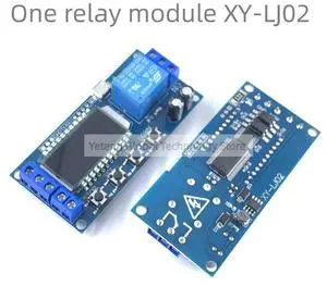 1Pcs One relay module delay power off off trigger delay cycle timing circuit switch XY-LJ02 (with liquid crystal display) 1Pcs One relay module delay power off off trigger delay cycle timing circuit switch XY-LJ02 (with liquid crystal display)