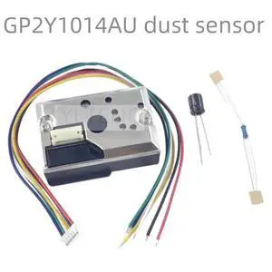 GP2Y1014AU0F Compact Optical Dust Sensor Compatible GP2Y1010AU0F GP2Y1010AUOF Smoke Particle Sensor (with wire) GP2Y1014AU0F Compact Optical Dust Sensor Compatible GP2Y1010AU0F GP2Y1010AUOF Smoke Particle Sensor (with wire)