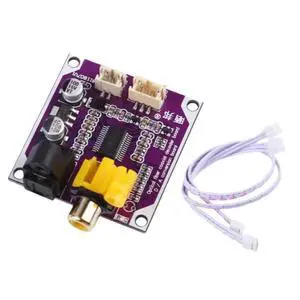 DAC digital audio decoder 24-bit 192khz fiber coaxial digital signal input stereo output decoder board DC5-12V DAC digital audio decoder 24-bit 192khz fiber coaxial digital signal input stereo output decoder board DC5-12V