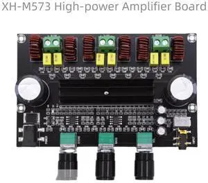 TPA3116D2 XH-M573 High-power 2.1-channel Digital Amplifier Board. 80W + 80W + 100W Subwoofer TPA3116D2 XH-M573 High-power 2.1-channel Digital Amplifier Board. 80W + 80W + 100W Subwoofer