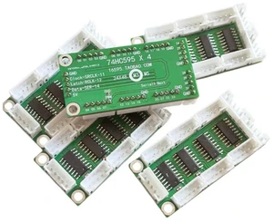 74HC595 Shift Register LED Output Module Pin Expansion Board (with wires) 74HC595 Shift Register LED Output Module Pin Expansion Board (with wires)