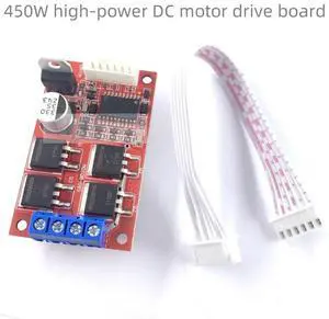 The 450W high-power DC motor drive board module controller can perform full PWM forward and reverse braking at 12V, 24V and 36V The 450W high-power DC motor drive board module controller can perform full PWM forward and reverse braking at 12V, 24V and 36V