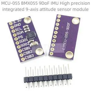(1Pcs) MCU-055 BMX055 9DoF IMU High precision integrated 9-axis attitude sensor module replaces MPU9250 (1Pcs) MCU-055 BMX055 9DoF IMU High precision integrated 9-axis attitude sensor module replaces MPU9250
