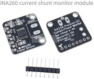 1Pcs INA260 High or Low Side Voltage, Current, Power Sensor module Small size Description 1Pcs INA260 High or Low Side Voltage, Current, Power Sensor module Small size Description