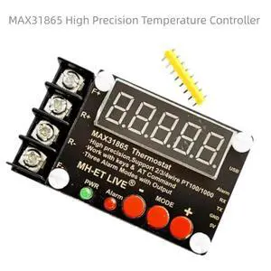MAX31865 PT100 PT1000 2-wire/3-wire/4-wire Serial Output AT Command High Precision Temperature Controller For MAX31865 PT100 PT1000 2-wire/3-wire/4-wire Serial Output AT Command High Precision Temperature Controller For
