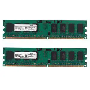 2X 2GB DDR2 PC2-6400 800Mhz 240Pin 1.8V Desktop DIMM Memory RAM For , For (2GB/800,W) 2X 2GB DDR2 PC2-6400 800Mhz 240Pin 1.8V Desktop DIMM Memory RAM For , For (2GB/800,W)