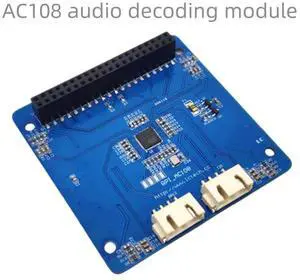 AC108 Audio Decoder Module Voice Sound Recognize Board I2C IIC Interface 3.3V/5V For Raspberry Pi ZERO/ZERO W/2B/3B/3B+/4 AC108 Audio Decoder Module Voice Sound Recognize Board I2C IIC Interface 3.3V/5V For Raspberry Pi ZERO/ZERO W/2B/3B/3B+/4