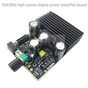 1Pcs TDA7850 High-power digital power amplifier board Class AB Vehicle power amplifier module 2.1 channel 80Wx2+120W dc9-18V 1Pcs TDA7850 High-power digital power amplifier board Class AB Vehicle power amplifier module 2.1 channel 80Wx2+120W dc9-18V