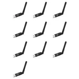 10X MT7601 Chip 150Mbps USB Antenna 2.4Ghz Network Adapter Rotatable USB2.0 For Satellite Receiver 10X MT7601 Chip 150Mbps USB Antenna 2.4Ghz Network Adapter Rotatable USB2.0 For Satellite Receiver