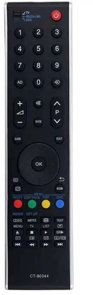 CT-90344 Replacement Remote Control For TV Models CT90344 32SL753B 32MV732 40RV733 CT-90344 Replacement Remote Control For TV Models CT90344 32SL753B 32MV732 40RV733