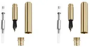 2X Woodturning Pen Kit With Refill Copper Turning Supplies For DIY Making Classroom Supplies, Teacher Student Gifts 2X Woodturning Pen Kit With Refill Copper Turning Supplies For DIY Making Classroom Supplies, Teacher Student Gifts