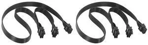 2X PSU VGA 8Pin Male To Dual Pcie 8 (6+2) Pin Male PCIE GPU Power Cable For G1 G2 G3 G+ G5 G6 GT GA P2modular Power 2X PSU VGA 8Pin Male To Dual Pcie 8 (6+2) Pin Male PCIE GPU Power Cable For G1 G2 G3 G+ G5 G6 GT GA P2modular Power