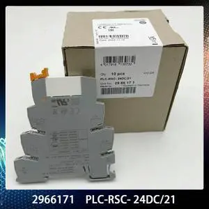 10 PCS PLC-RSC- 24DC/21 2966016 2966171 Relay Module 10 PCS PLC-RSC- 24DC/21 2966016 2966171 Relay Module