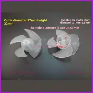 2pcs 50mm diameter Fan Parts plastic 9-blade fan blade for Hair Dryer 2pcs 50mm diameter Fan Parts plastic 9-blade fan blade for Hair Dryer
