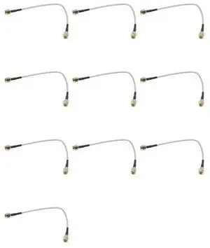 10Pcs 6.5 Inch Length SMA Male To SMA Male Connector Pigtail Cable 10Pcs 6.5 Inch Length SMA Male To SMA Male Connector Pigtail Cable