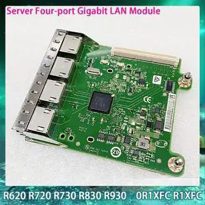 0R1XFC R1XFC R620 R720 R730 R830 R930 Server Four-port Gigabit Network Card Module NIC 0R1XFC R1XFC R620 R720 R730 R830 R930 Server Four-port Gigabit Network Card Module NIC
