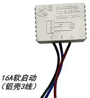 for Suitable Slotting/Angle Grinding/Cutting/Aluminum Saw/Chain Saw etc. Driver Module 3-wire 16A soft start for Suitable Slotting/Angle Grinding/Cutting/Aluminum Saw/Chain Saw etc. Driver Module 3-wire 16A soft start
