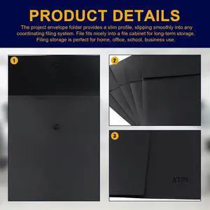 5 Folder Folder Pocket Gram Plastic Envelope Flat File Letter Organizer With Snap Closure A4 Letter Size 5 Folder Folder Pocket Gram Plastic Envelope Flat File Letter Organizer With Snap Closure A4 Letter Size