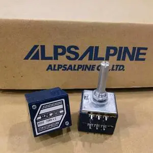 Japan ALPS 27 Type Dual Potentiometer B10K Handle Length 30MM Round with Center Point Japan ALPS 27 Type Dual Potentiometer B10K Handle Length 30MM Round with Center Point