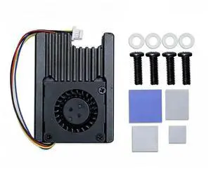 Aluminum Heatsink Cooler For Raspberry Pi CM5 For Rpi CM4 Dedicated PWM Temperature-Controlled Fan Included Aluminum Heatsink Cooler For Raspberry Pi CM5 For Rpi CM4 Dedicated PWM Temperature-Controlled Fan Included
