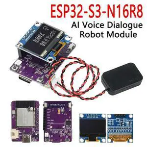 ESP32 S3 N16R8 Development Board ESP ESP With Xiaozhi AI Voice Dialogue Robot Module 0.96 Inch OLED Screen Type-C Interface ESP32 S3 N16R8 Development Board ESP ESP With Xiaozhi AI Voice Dialogue Robot Module 0.96 Inch OLED Screen Type-C Interface