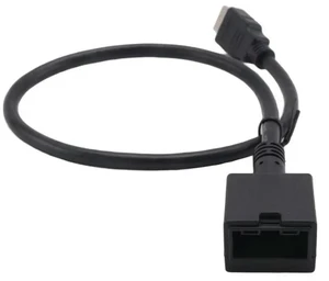 Black Molding E Type 19P Female High-Speed -Compatible Adapter 0.5M To A Type Male Black Molding Black Molding E Type 19P Female High-Speed -Compatible Adapter 0.5M To A Type Male Black Molding
