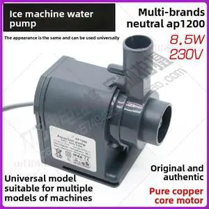 Commercial Ice Machine Spare Parts Water Pump for HZB-50 A/60/80 Ice Machine Circulating Water Pump for Volta 220V 8.5W AP-1200 Commercial Ice Machine Spare Parts Water Pump for HZB-50 A/60/80 Ice Machine Circulating Water Pump for Volta 220V 8.5W AP-1200