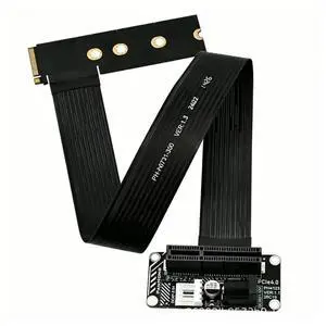 M.2 M-Key Nvme Pcie To Pcie 4.0 X4 External Graphics Card Extension Adapter Cable NVME To PCIE X4 Riser Cable M.2 M-Key Nvme Pcie To Pcie 4.0 X4 External Graphics Card Extension Adapter Cable NVME To PCIE X4 Riser Cable